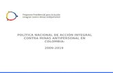 Presentación Política Nacional de Acción contra Minas Antipersonal 12/10/09