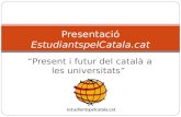 Estudiantspelcatalà Presentació Jornada