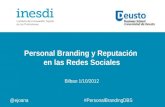 Personal Branding y Reputación  en las Redes Sociales