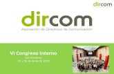 Big data y su funcionalidad en el trabajo del dircom (VI Congreso Dircom)