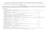 ÁREAS DE SERVICIO PARA AUTOCARAVANAS EN ESPAÑA (Revisado 4-05)