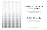 Bach - Suite No.1 - Contrabaixo (Ed. Bradetich