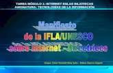 Manifiesto De La Ifla Unesco Sobre Internet Directrices