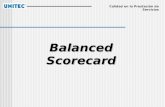 Balanced Scorecard Aplicación e Implementación