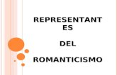 Representantes Romanticismo