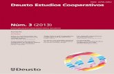 Revista Deusto Estudios Cooperativos. Número 3 (2013)