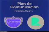 CAMPAÑA DE  COMUNICACIÓN - HERBOLARIO NAVARRO