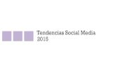 Tendencias social media 2015