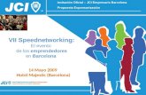 SEPTIMA RUEDA DE NEGOCIOS SPEEDNETWORKING BARCELONA - Dossier Patrocinadores
