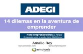 Amalio Rey: "14 dilemas del emprendedor"
