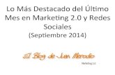 Lo + Destacado del Último Mes en Marketing Digital y Redes Sociales (Septiembre 2014)