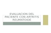 Evaluacion Del Paciente Con Artritis Reumatoide