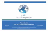 TCS servicios de plan de continuidad de negocio