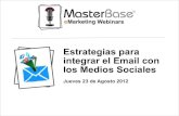 Webinar: Estrategias para integrar el Email con los Medios Sociales