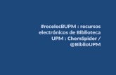 #recelecBUPM : ChemSpider recursos electrónicos Biblioteca UPM