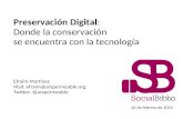 Preservación digital: donde la conservación encuentra la tecnología