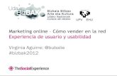 Cursos de verano Bizbak UPV/EHU: Marketing Online: Experiencia de usuario (UX) y usabilidad