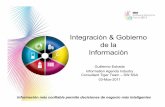 Integración y gobierno de la información - Guillermo Estrada
