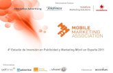 Estudio de inversión en marketing y publicidad móvil 2011, MMA