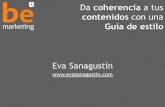 Guia de estilo de contenidos online Eva Sanagustin