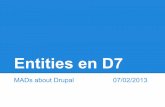 MADs about Drupal: Programación de entities para D7