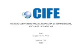 Cife manual con verbos para la redacción de competencias-criterios y evidencias
