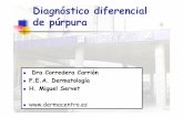 Diagnóstico diferencial de púrpura en urgencias