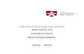PROYECTO EDUCATIVO INSTITUCIONAL 2013-2015