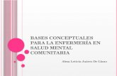 Bases conceptuales para la enfermería en salud mental