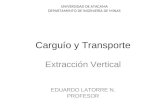 Carguío y Transporte - Extracción Vertical