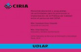 Propuestas para mejora de calidad en CIRIA UDLAP 2010