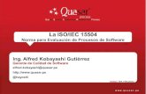 ISO/IEC 15504 - Introducción a la Norma de Evaluación de Procesos de Software