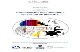 Programa PSICODIAGNÓSTICO LABORAL Y SELECCION DE PERSONAL 2013