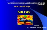 4.- SULFAS y Anticepticos Urinarios