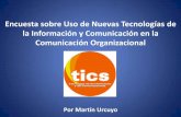 Resultados  Encuesta  Uso de las TIC en Comunicación Organizacional