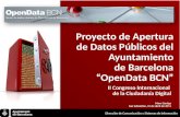 Ejemplo de apertura de datos de la ciudad de Barcelona