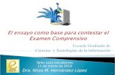El Ensayo para preparar el Examen Comprensivo (2010)