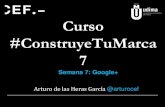 Capítulo7#ConstruyeTuMarca: Google +