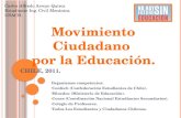 Movimiento ciudadano por la educación gratuita.