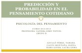 Predicción y probabilidad