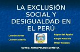 Exclusion Y Desigualdad Social