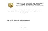 GUÍA DE LABORATORIO DE MÁQUINAS ELÉCTRICAS ESTÁTICAS ML223 (28.03.2013)