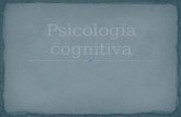 Psicología cognitiva.