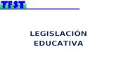 Legislación educativa