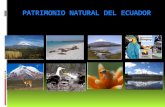 PATRIMONIO NATURAL DEL ECUADOR