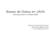 Bases de Datos en Java - Intro a Hibernate
