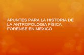 Antropologia forense en mexico