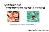 Presentasjon dubestemmer og digital mobbing