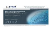 Reporte Semestral del Sector de Software y Servicios Informáticos, 1er Semestre 2012