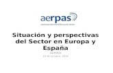 Situación y perspectivas del sector en Europa y España. AERPAS.